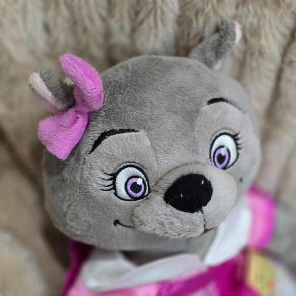 Fiesta Great Wolf lodge 16" Violet the Wolf NWT Pink dress and undies tags plush - Picture 3 of 11